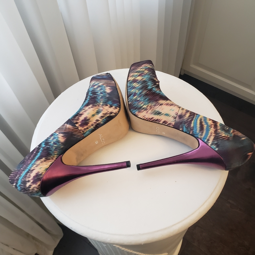 ALDO multicolour pumps, sz 39 - Picture 5 of 10